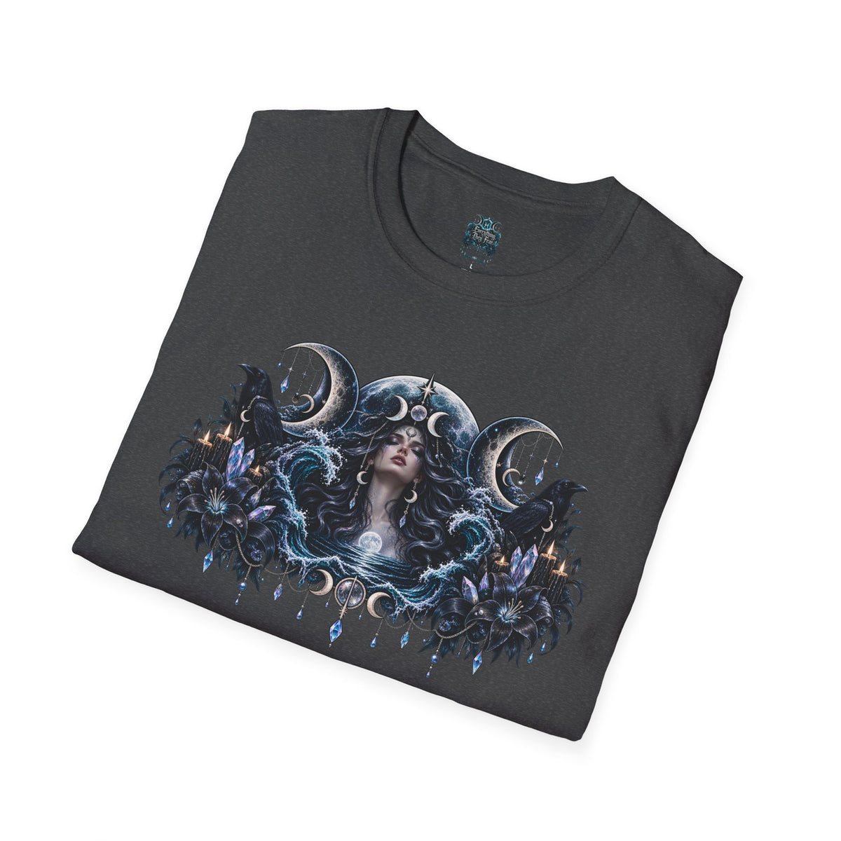 Triple Moon Goddess w/Brand Logo T-Shirt