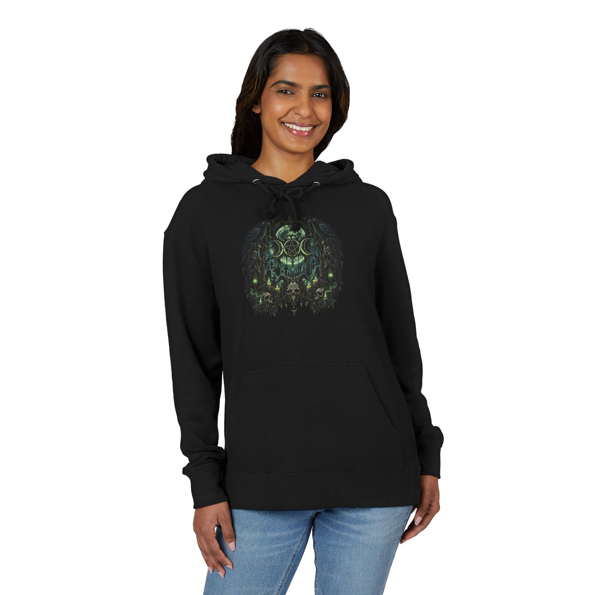 Follow Me Into the Depths French Terry Hoodie