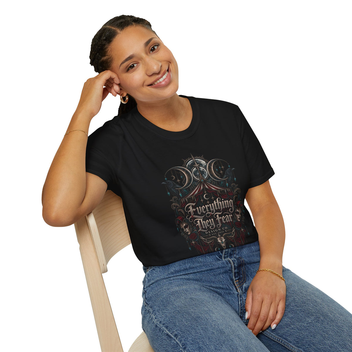 Everything They Fear Gothic Occult Brand Logo T-Shirt