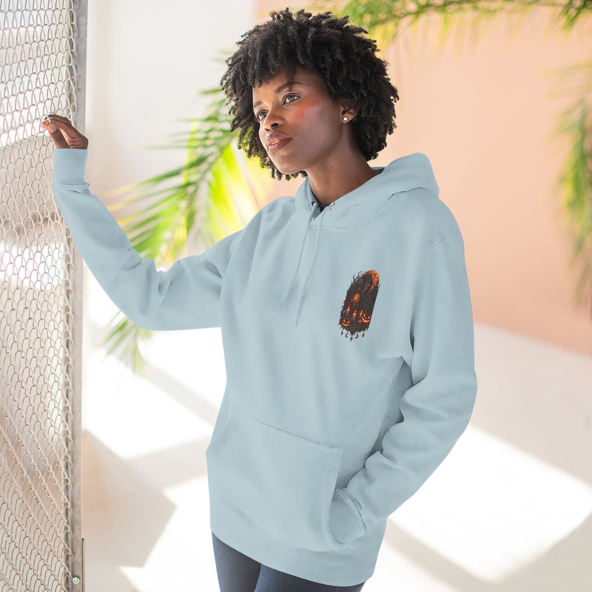 Everything May Fall Gothic Fantasy Fleece Hoodie