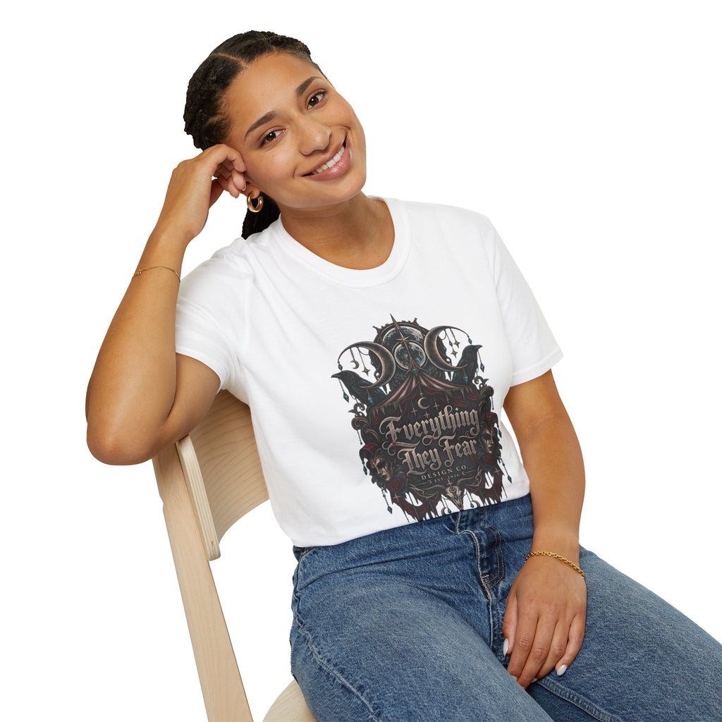 Everything They Fear Gothic Occult Brand Logo T-Shirt