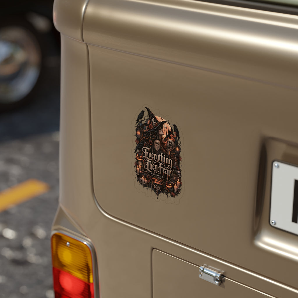 Everything They Fear Witch Brand Logo Die-Cut Sticker