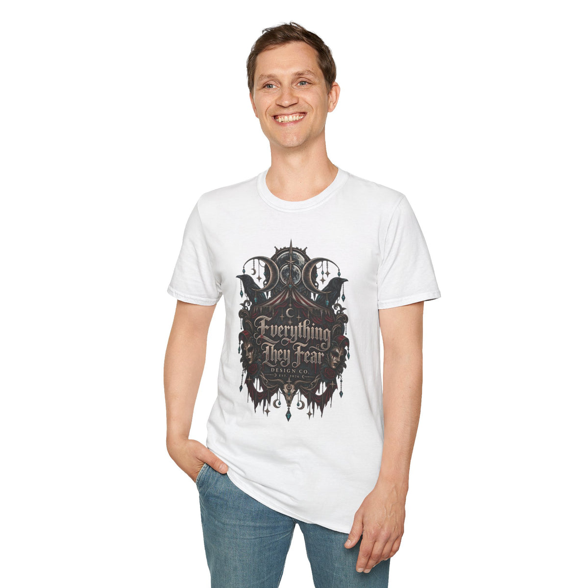 Everything They Fear Gothic Occult Brand Logo T-Shirt