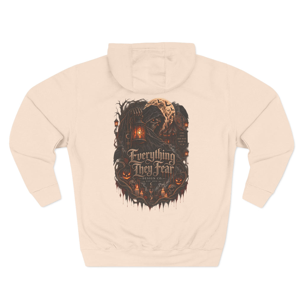 Everything May Fall Gothic Fantasy Fleece Hoodie