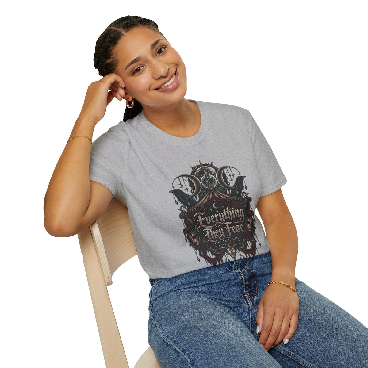 Everything They Fear Gothic Occult Brand Logo T-Shirt