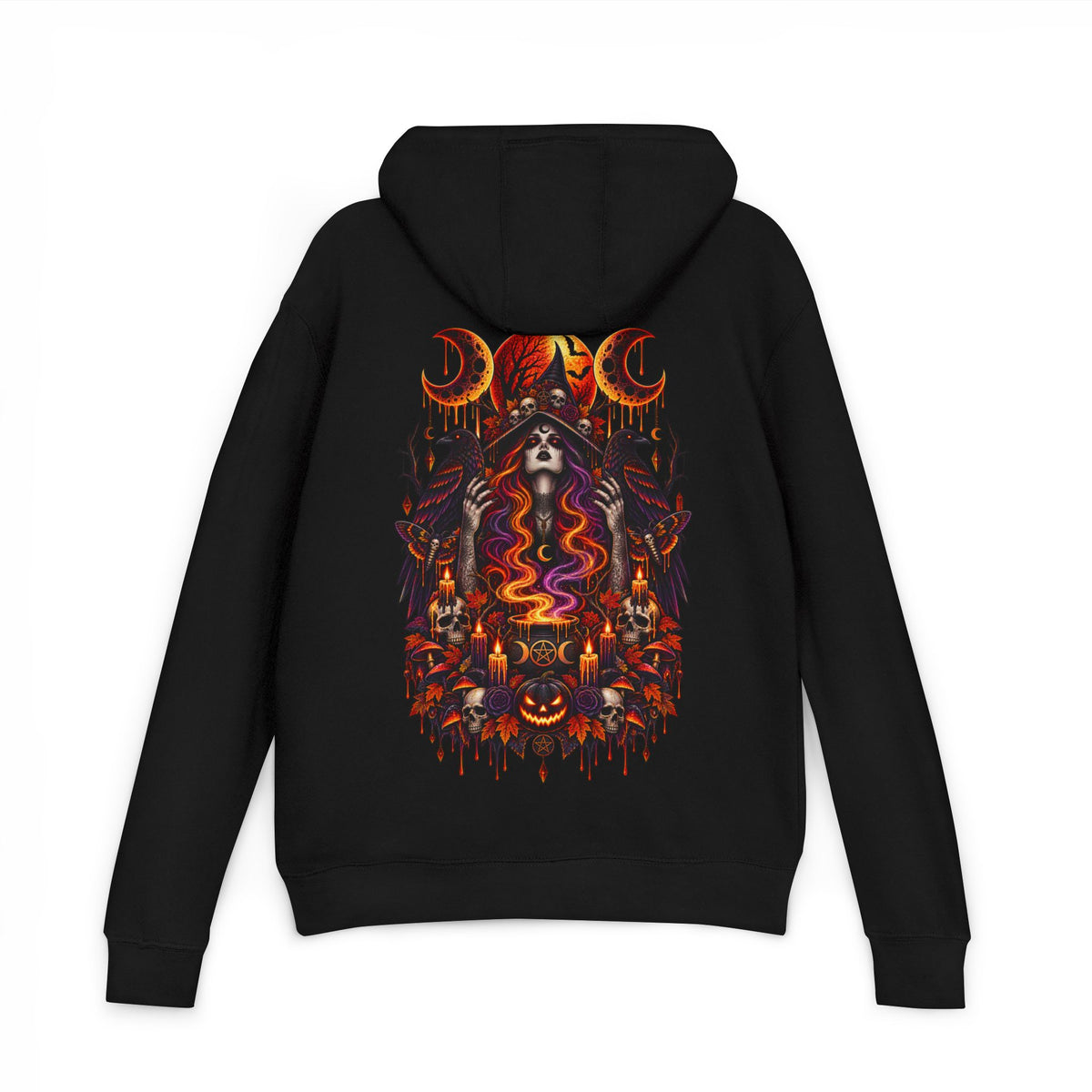 Blood Moon Witch French Terry Hoodie