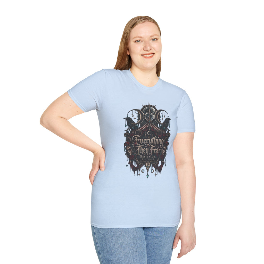 Everything They Fear Gothic Occult Brand Logo T-Shirt