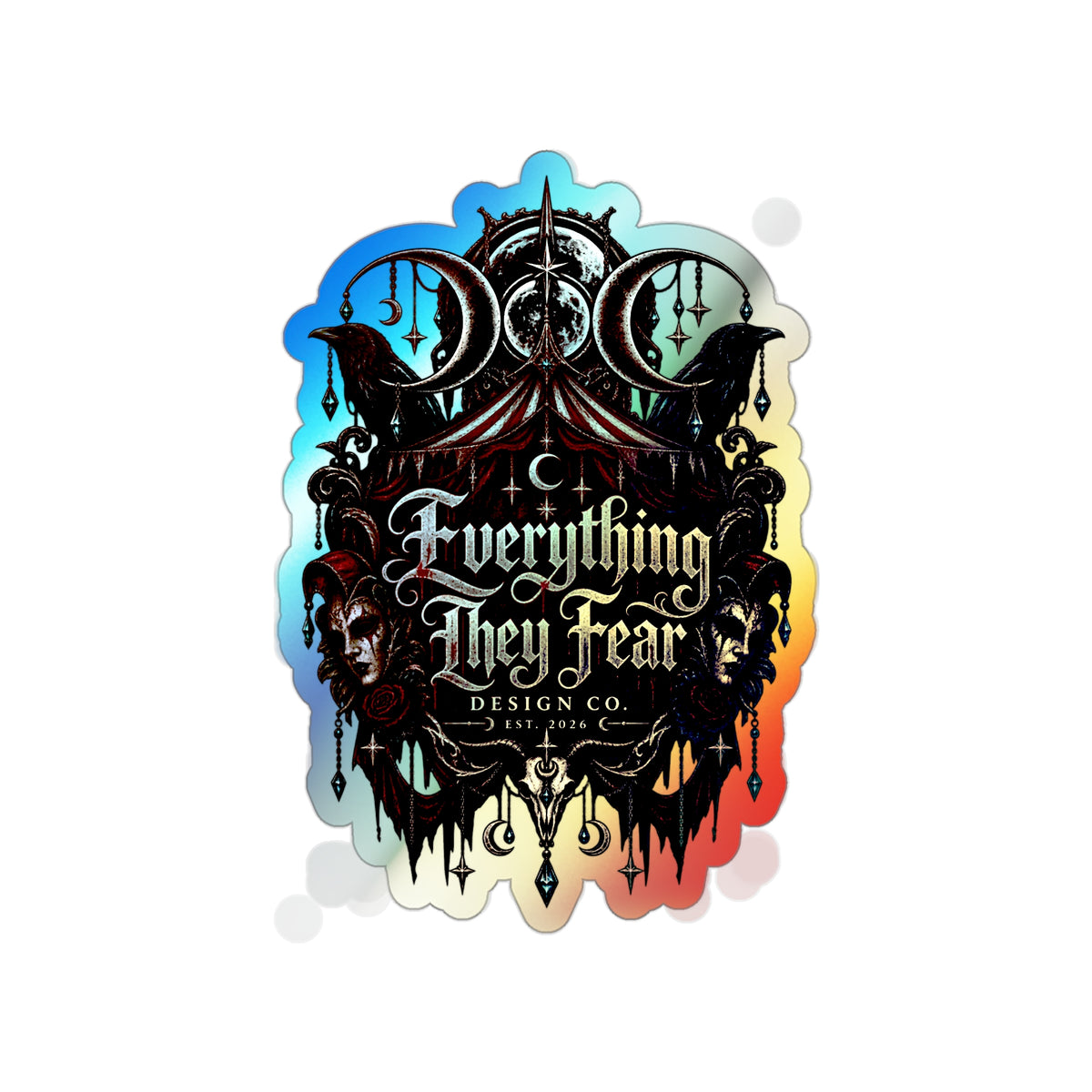Holographic Die-cut Stickers
