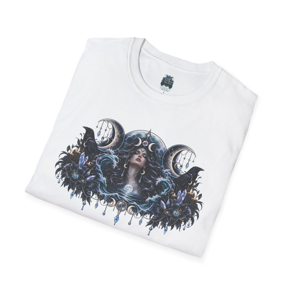 Triple Moon Goddess w/Brand Logo T-Shirt