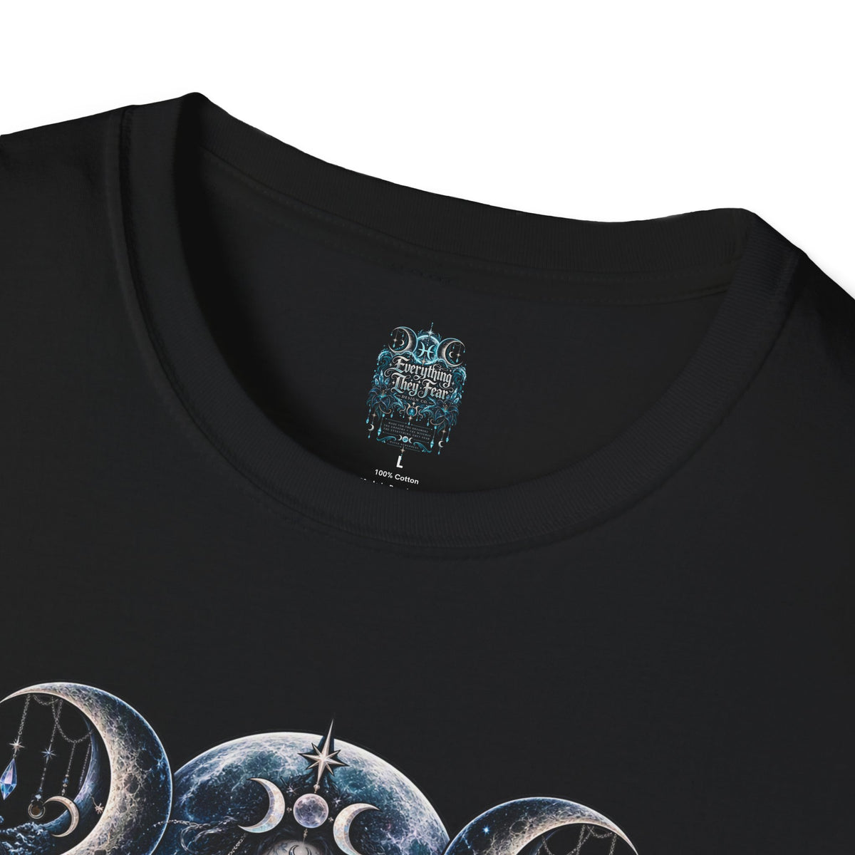 Triple Moon Goddess w/Brand Logo T-Shirt