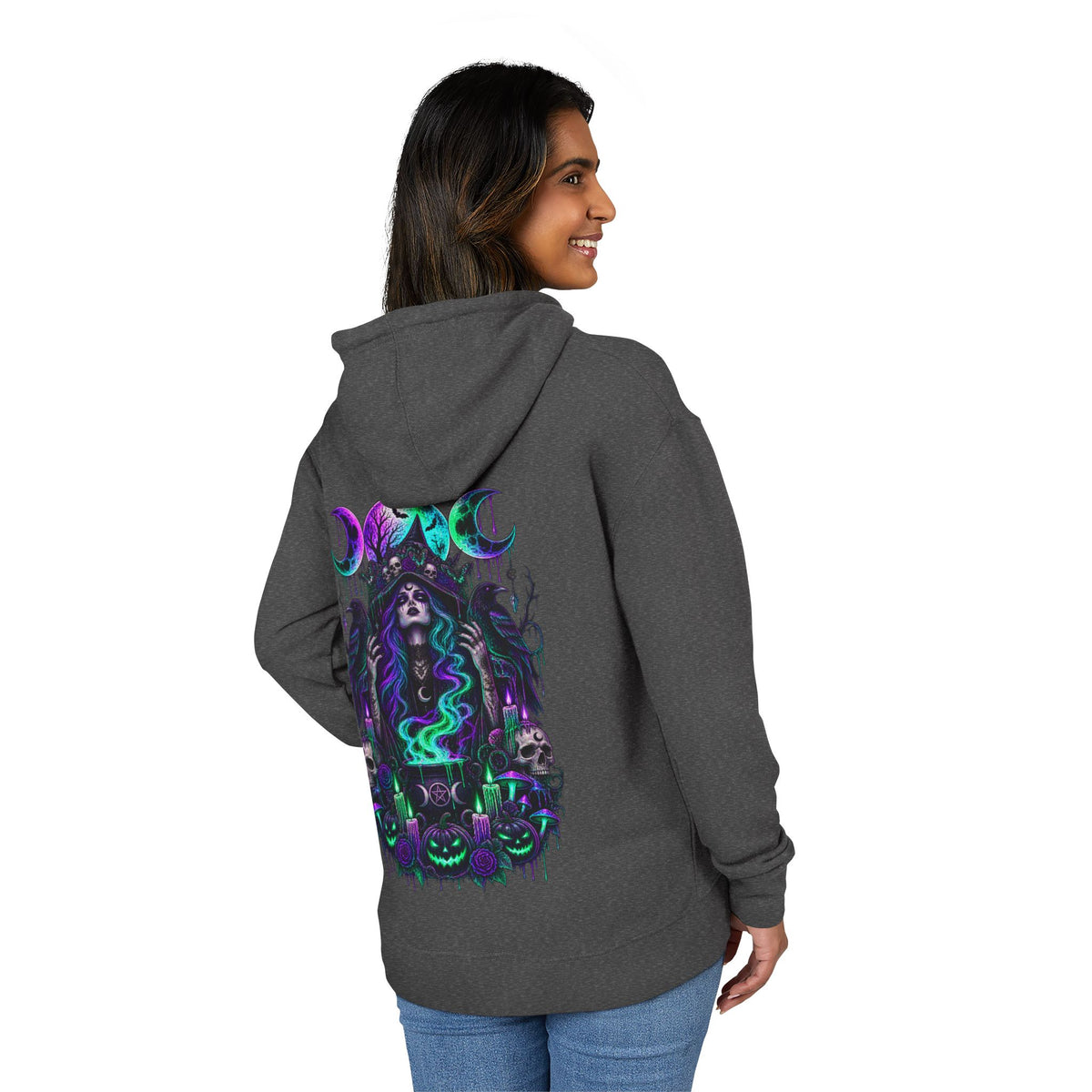 Moonlight Spellcaster French Terry Hoodie