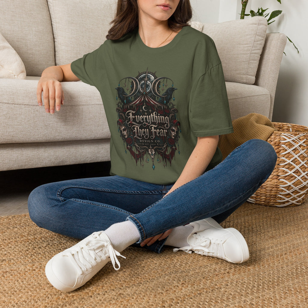 Everything They Fear Gothic Occult Brand Logo T-Shirt