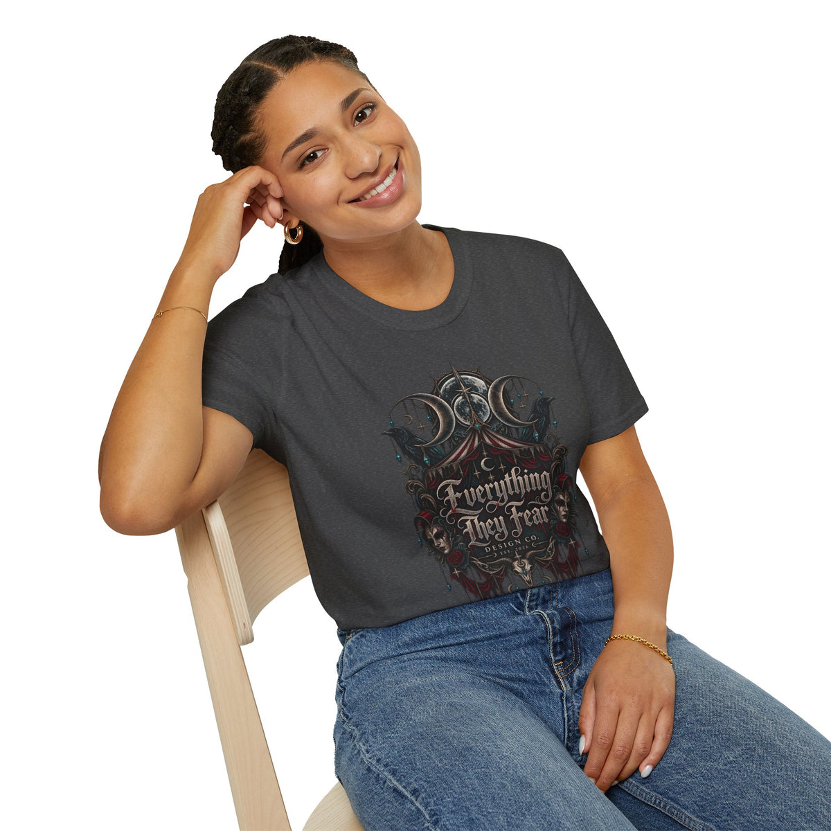 Everything They Fear Gothic Occult Brand Logo T-Shirt