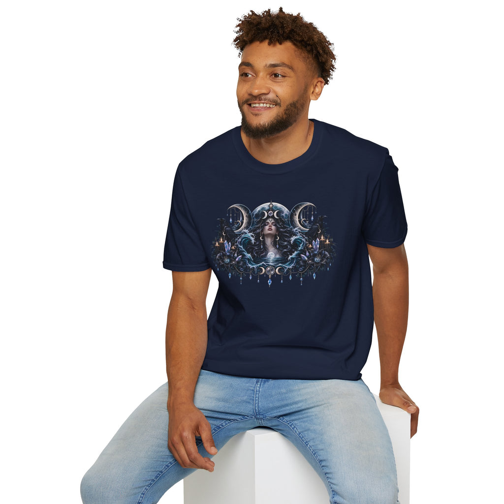 Triple Moon Goddess w/Brand Logo T-Shirt