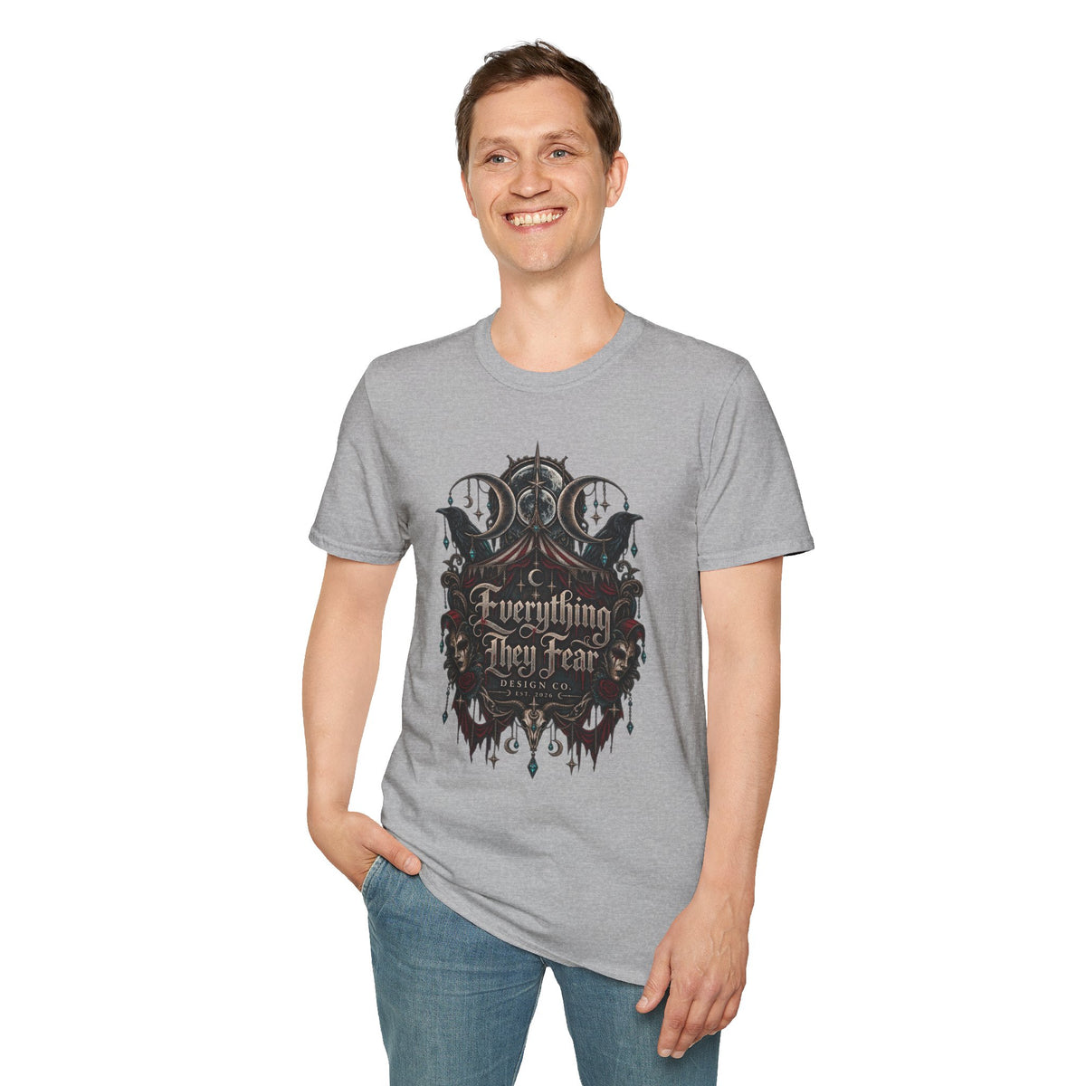 Everything They Fear Gothic Occult Brand Logo T-Shirt