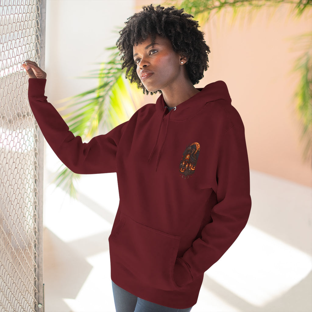 Everything May Fall Gothic Fantasy Fleece Hoodie