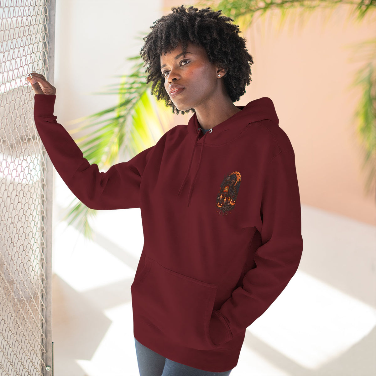Everything May Fall Gothic Fantasy Fleece Hoodie