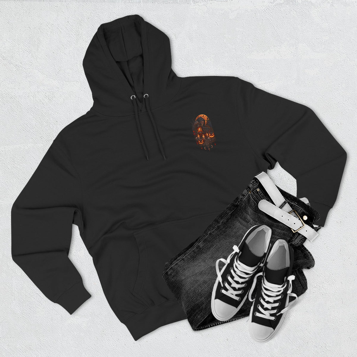Everything May Fall Gothic Fantasy Fleece Hoodie