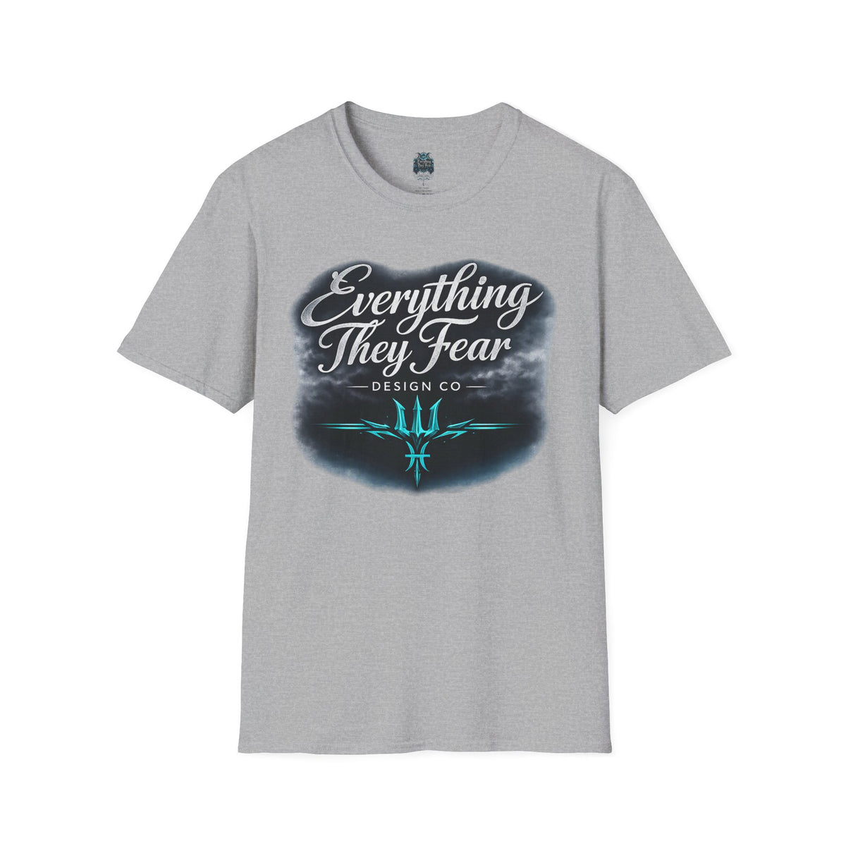 Unisex Softstyle T-Shirt - Brand logo with Trident