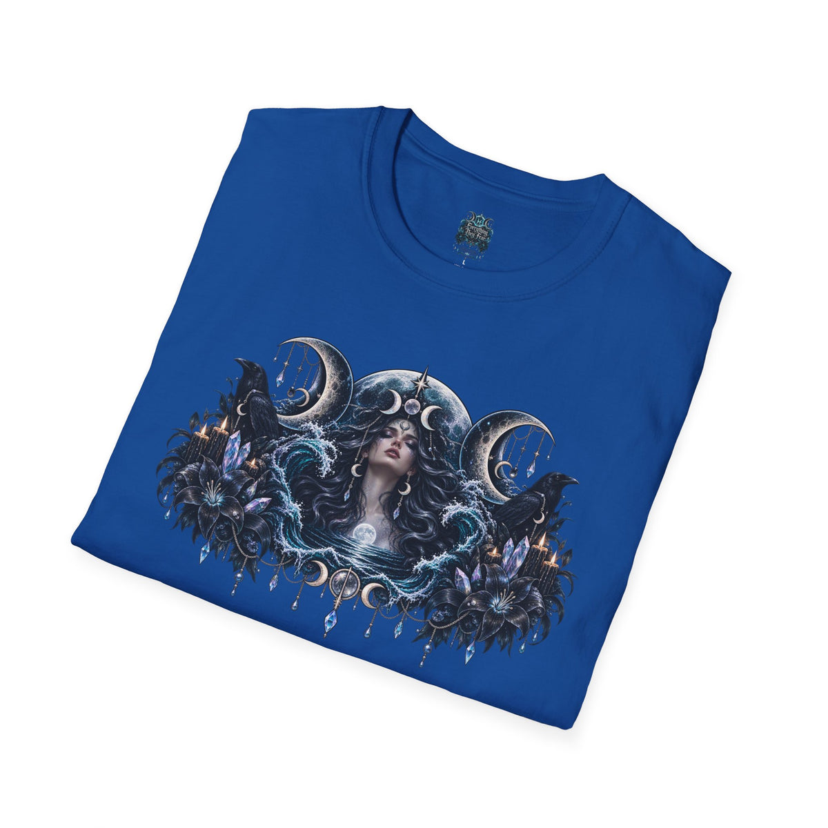 Triple Moon Goddess w/Brand Logo T-Shirt
