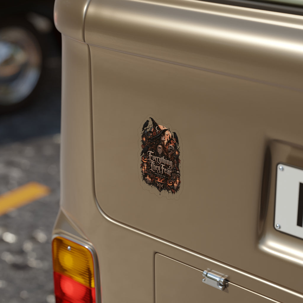 Everything They Fear Witch Brand Logo Die-Cut Sticker