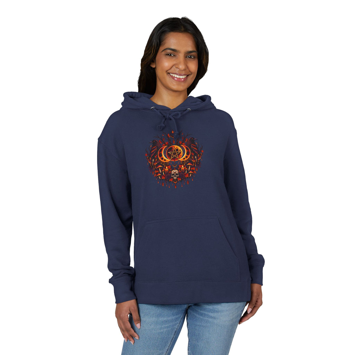 Blood Moon Witch French Terry Hoodie