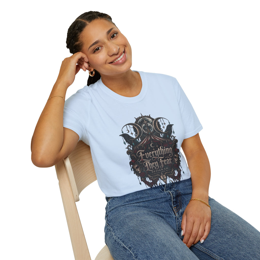 Everything They Fear Gothic Occult Brand Logo T-Shirt