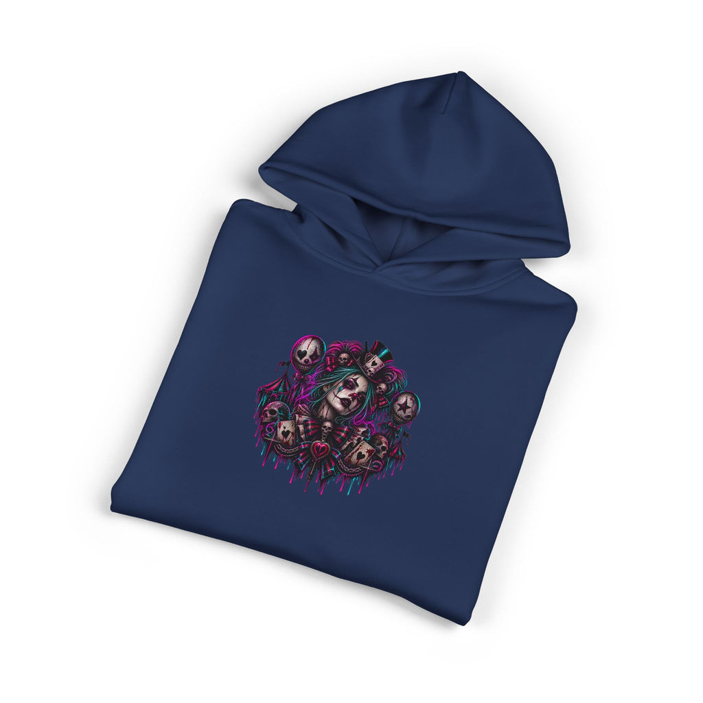 Dark Gothic Skull Collage Relaxed Hoodie