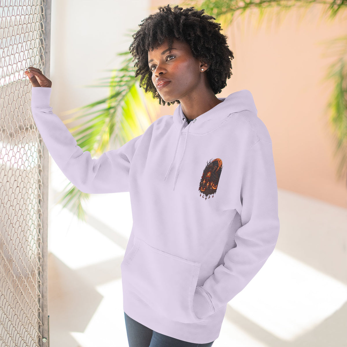 Everything May Fall Gothic Fantasy Fleece Hoodie