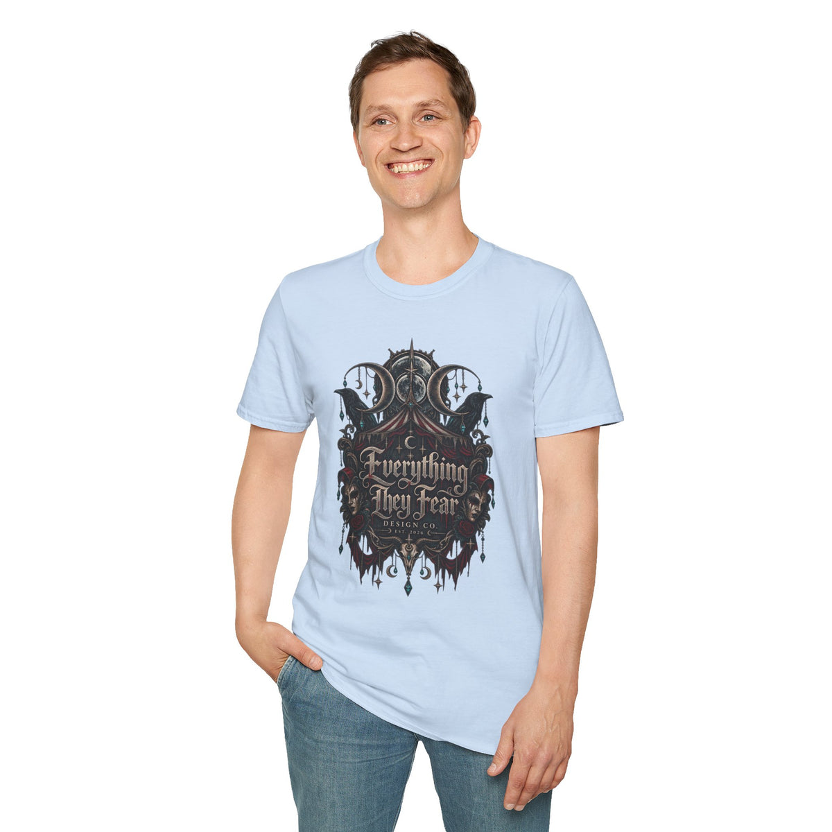 Everything They Fear Gothic Occult Brand Logo T-Shirt
