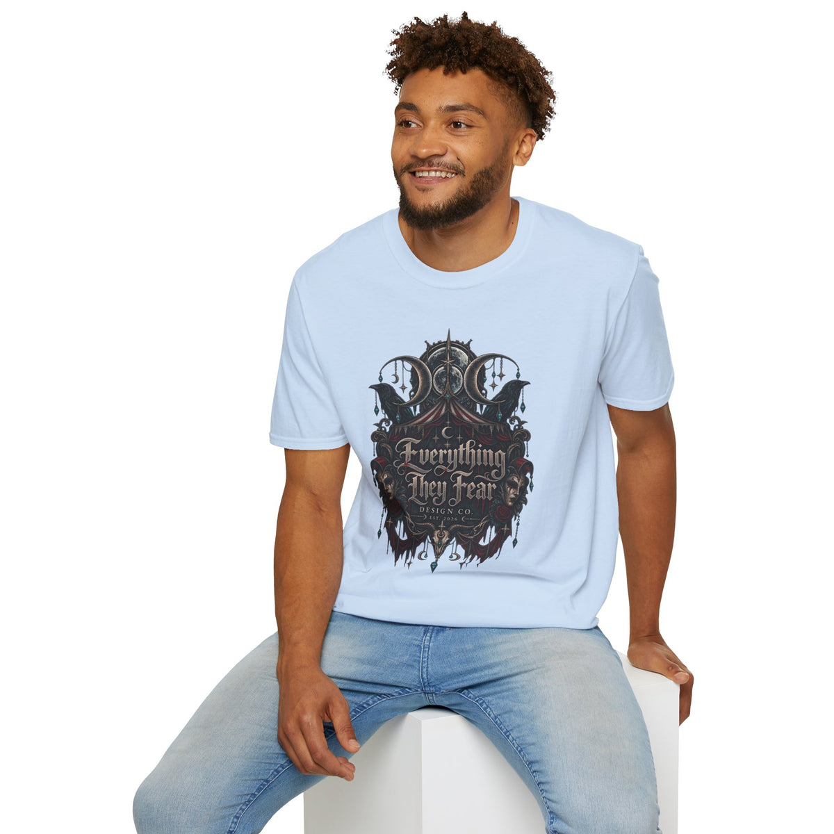 Everything They Fear Gothic Occult Brand Logo T-Shirt
