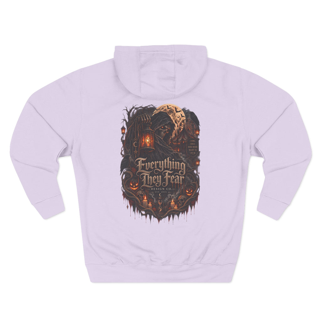 Everything May Fall Gothic Fantasy Fleece Hoodie