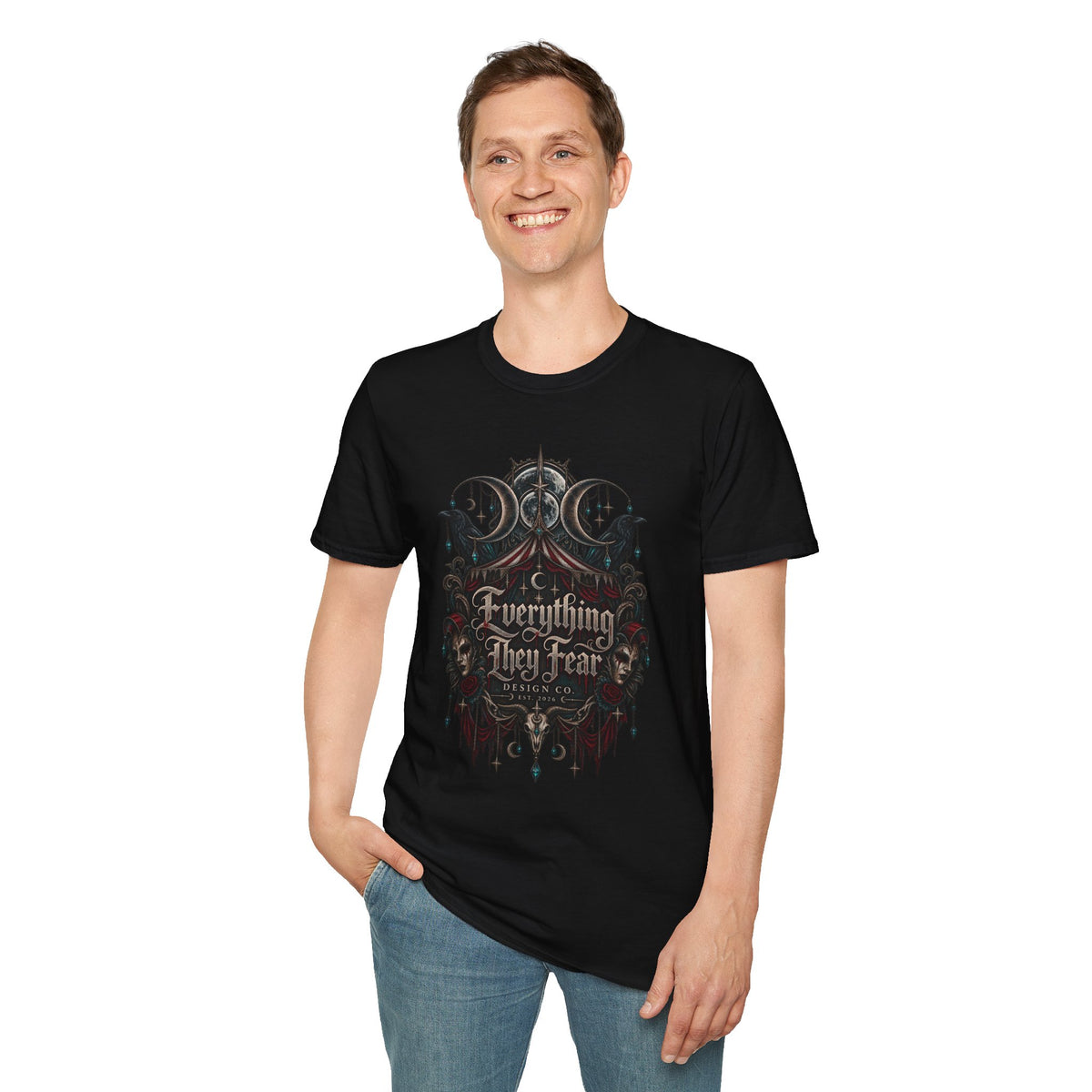 Everything They Fear Gothic Occult Brand Logo T-Shirt