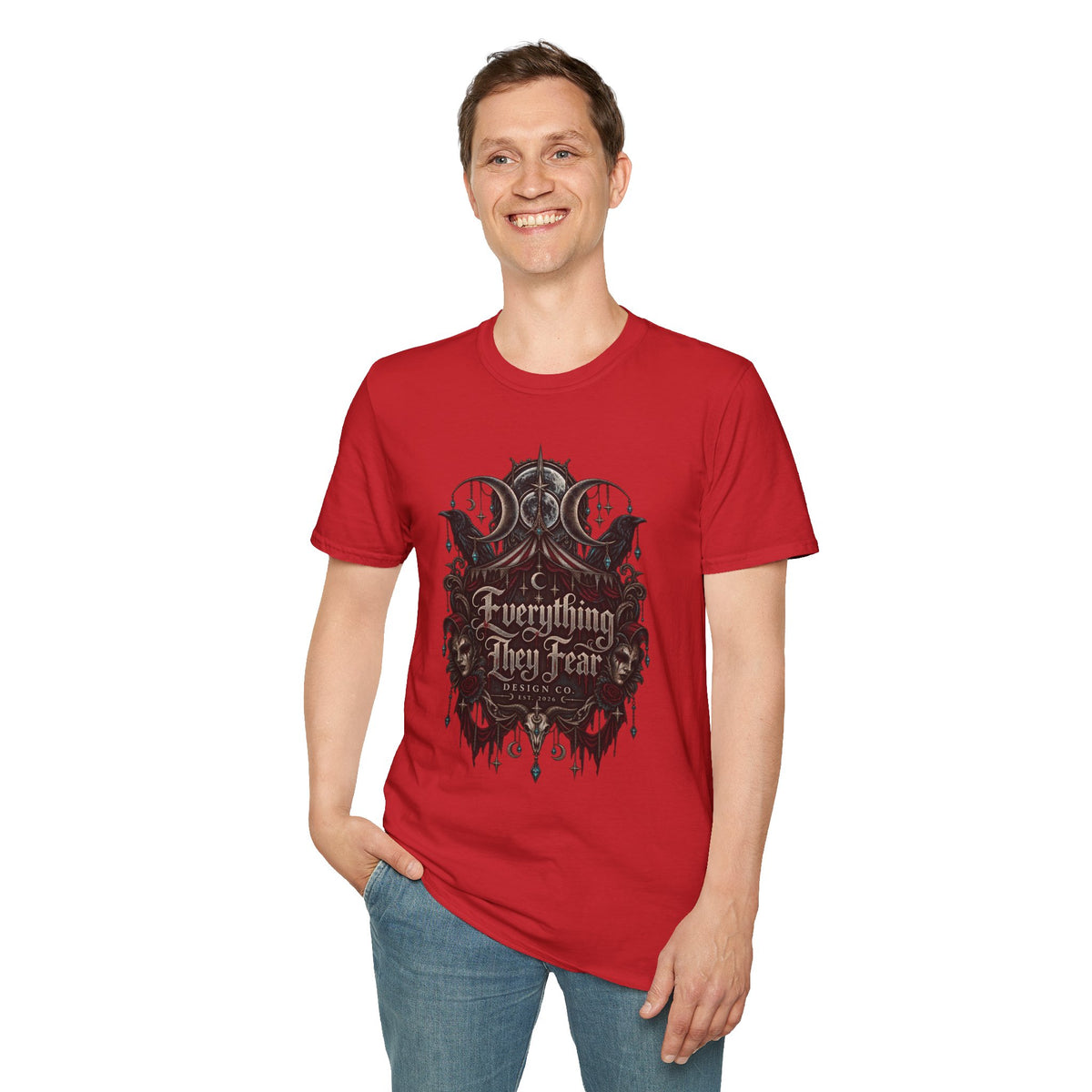 Everything They Fear Gothic Occult Brand Logo T-Shirt