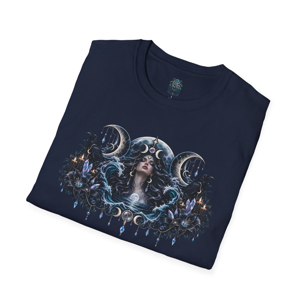 Triple Moon Goddess w/Brand Logo T-Shirt