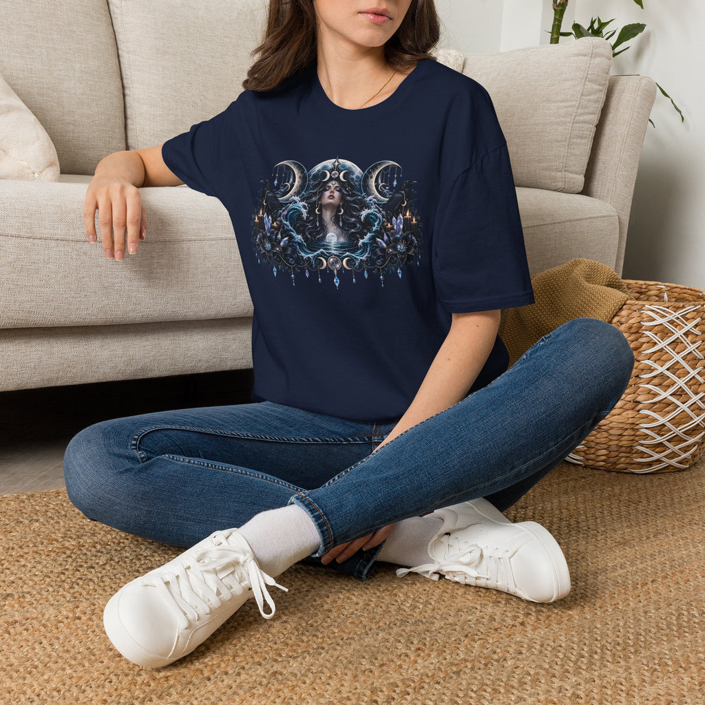 Triple Moon Goddess w/Brand Logo T-Shirt