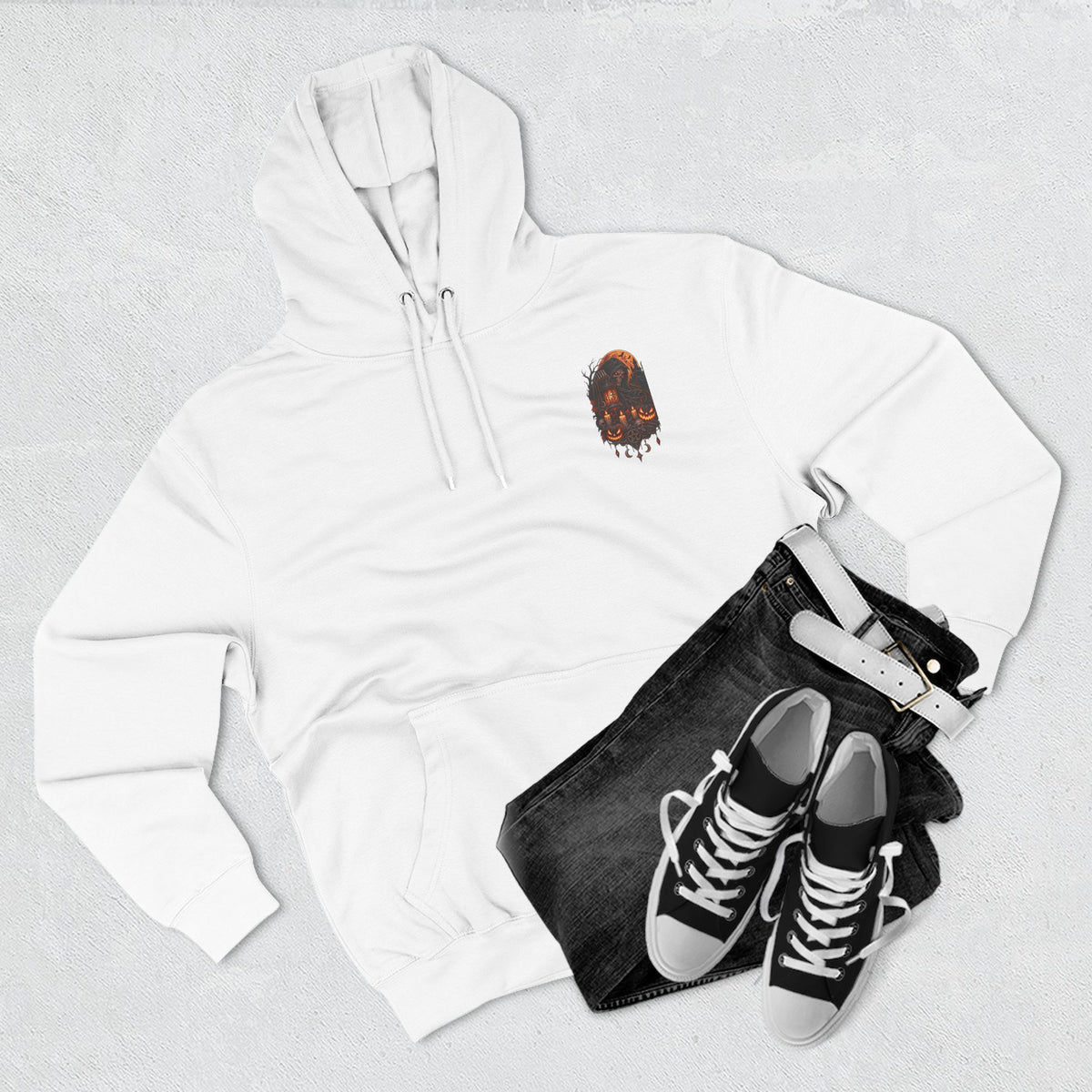 Everything May Fall Gothic Fantasy Fleece Hoodie