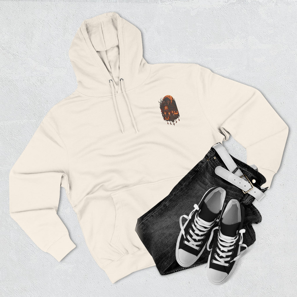 Everything May Fall Gothic Fantasy Fleece Hoodie