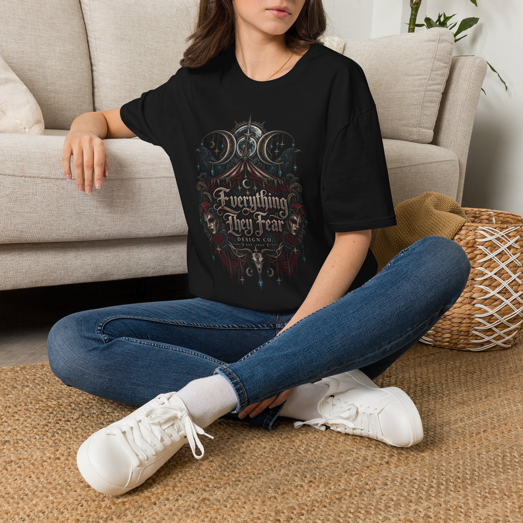 Everything They Fear Gothic Occult Brand Logo T-Shirt
