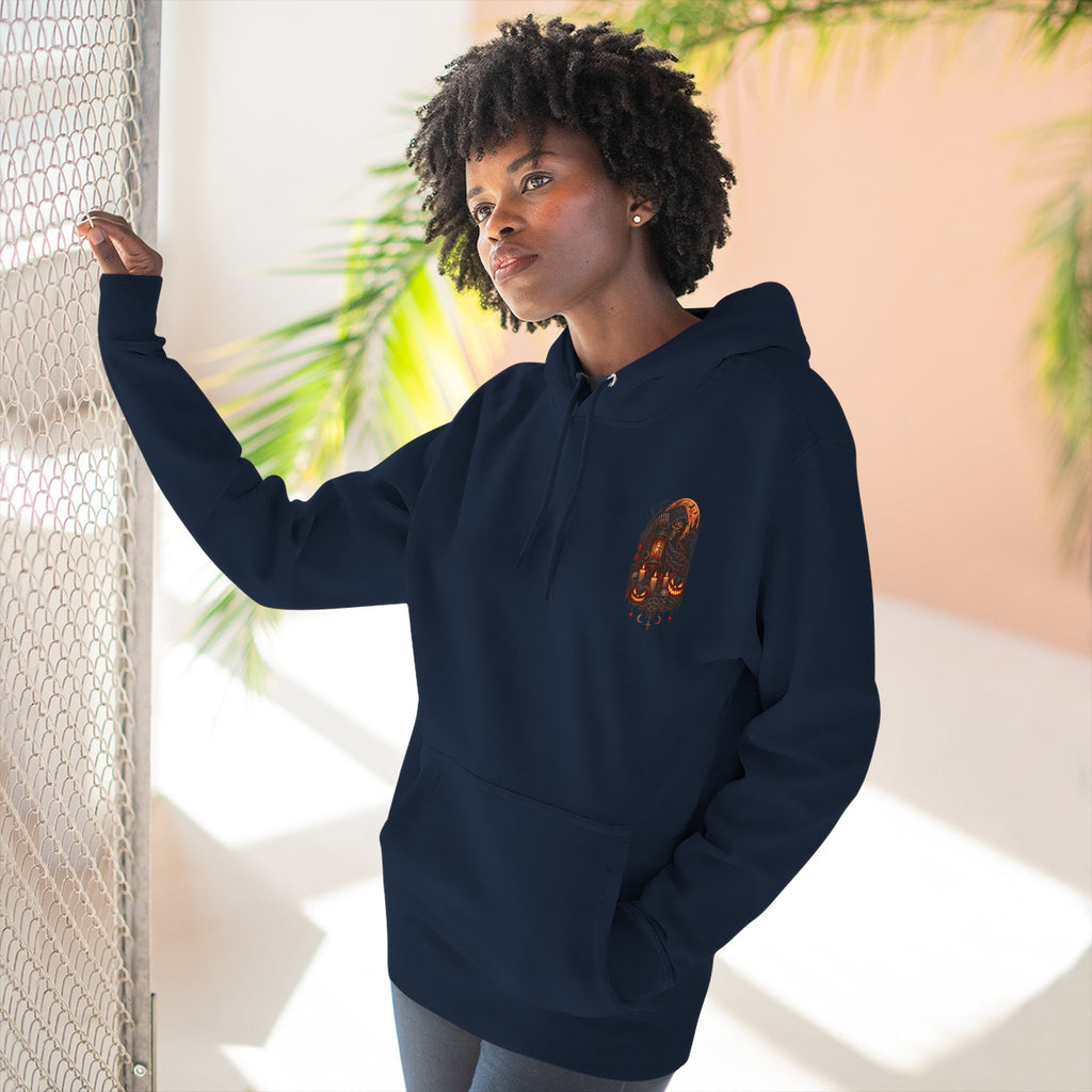 Everything May Fall Gothic Fantasy Fleece Hoodie