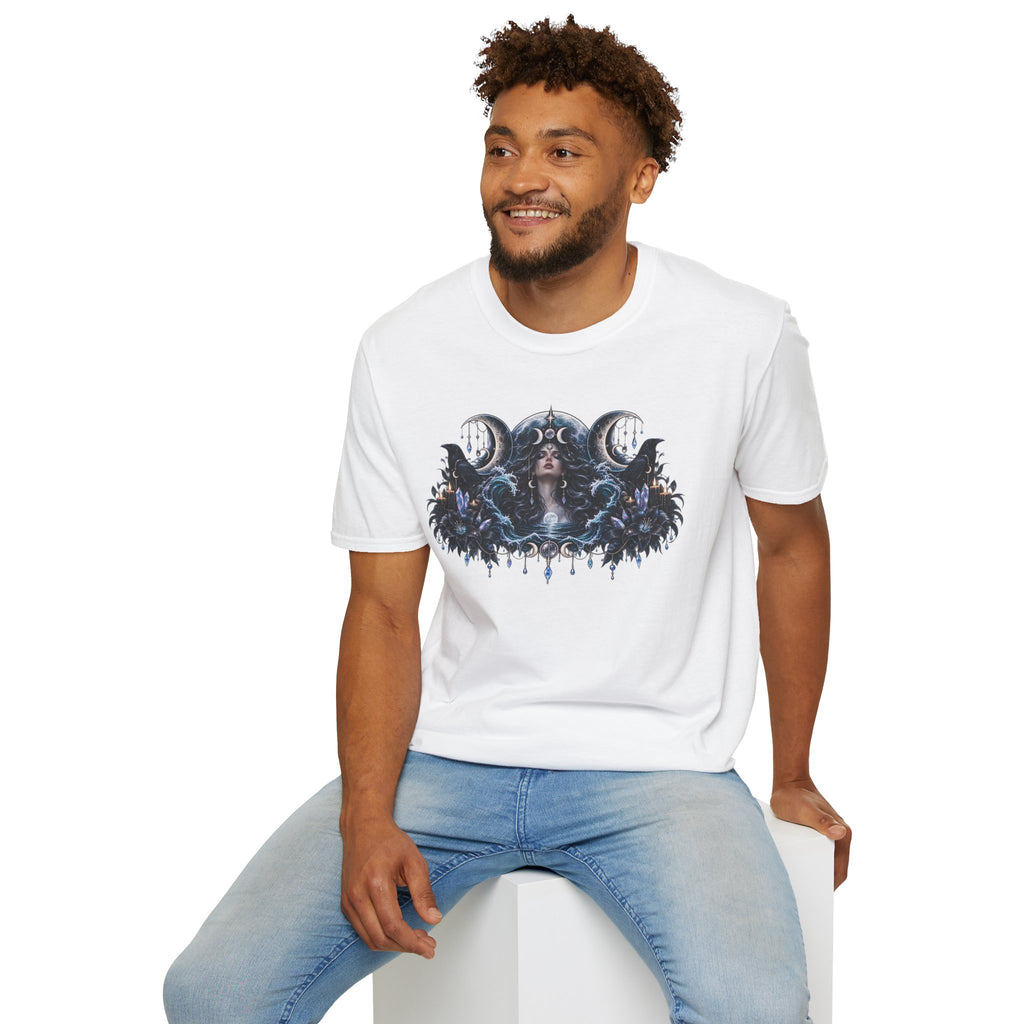 Triple Moon Goddess w/Brand Logo T-Shirt