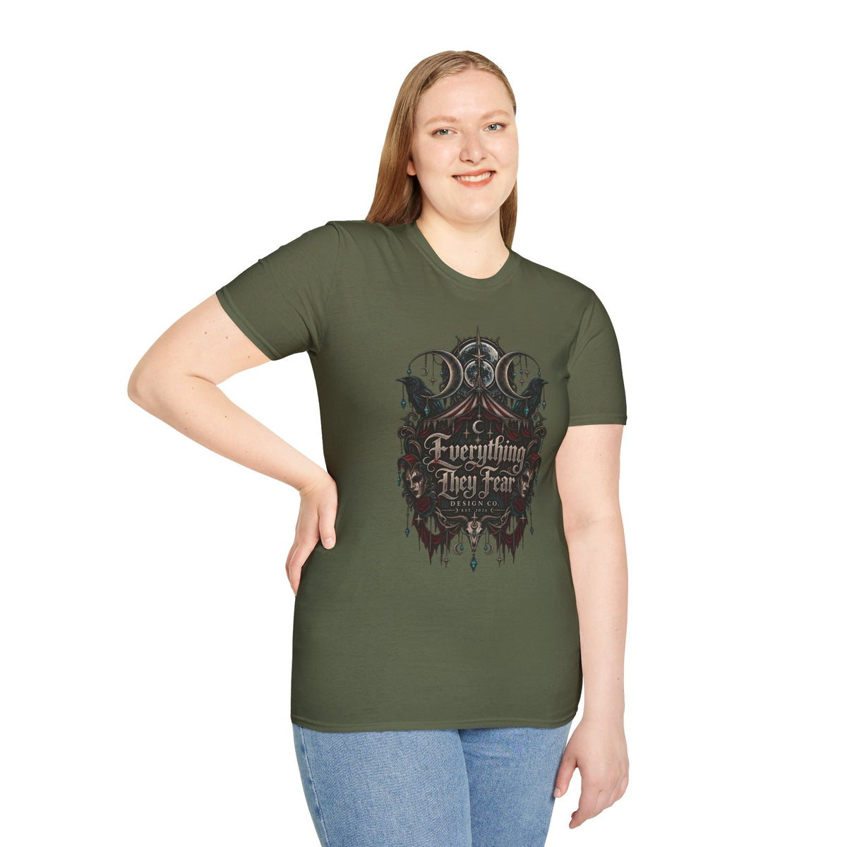 Everything They Fear Gothic Occult Brand Logo T-Shirt