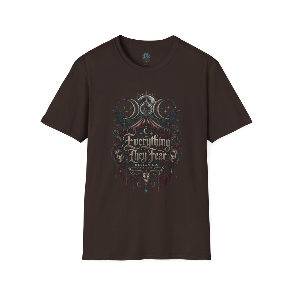 Everything They Fear Gothic Occult Brand Logo T-Shirt