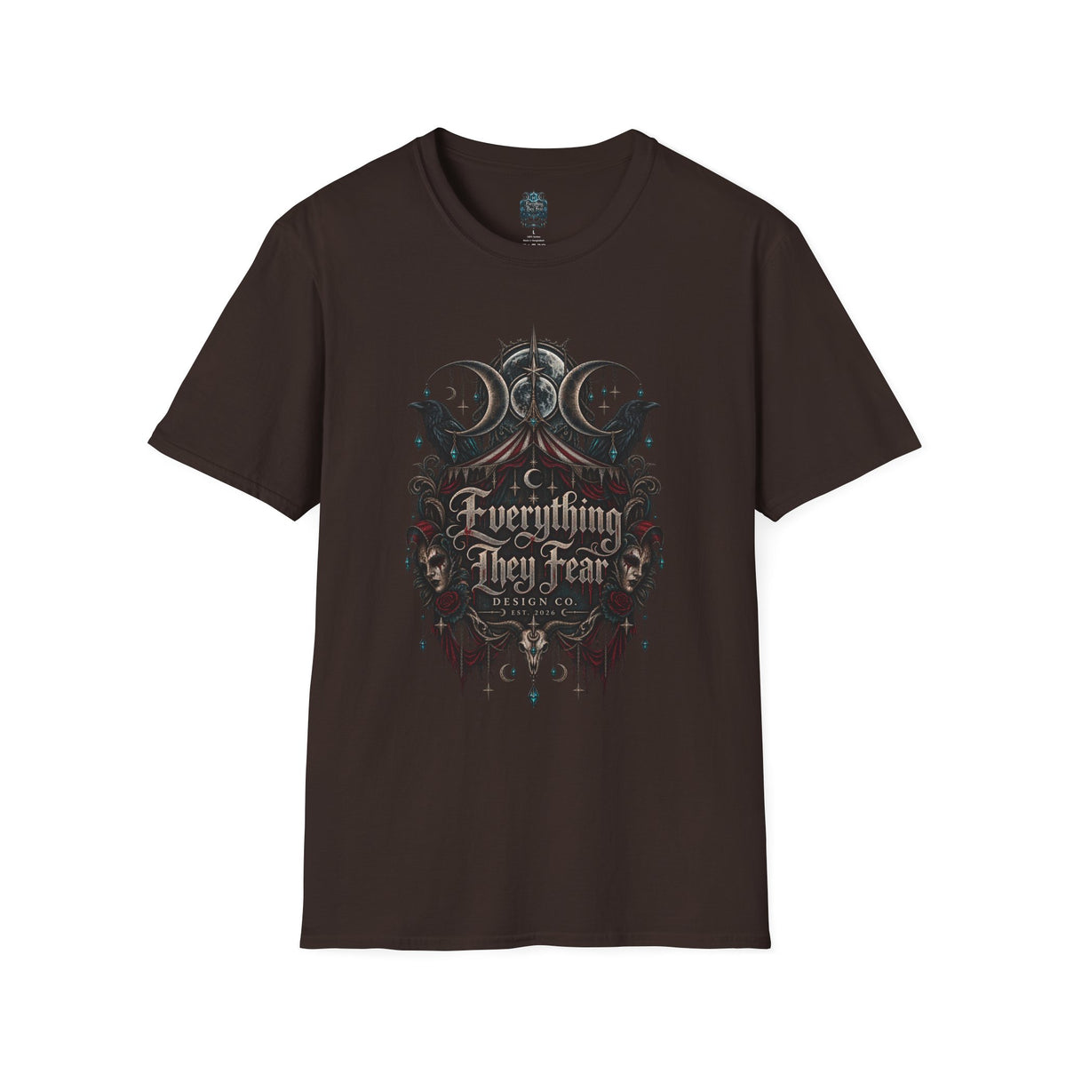 Everything They Fear Gothic Occult Brand Logo T-Shirt