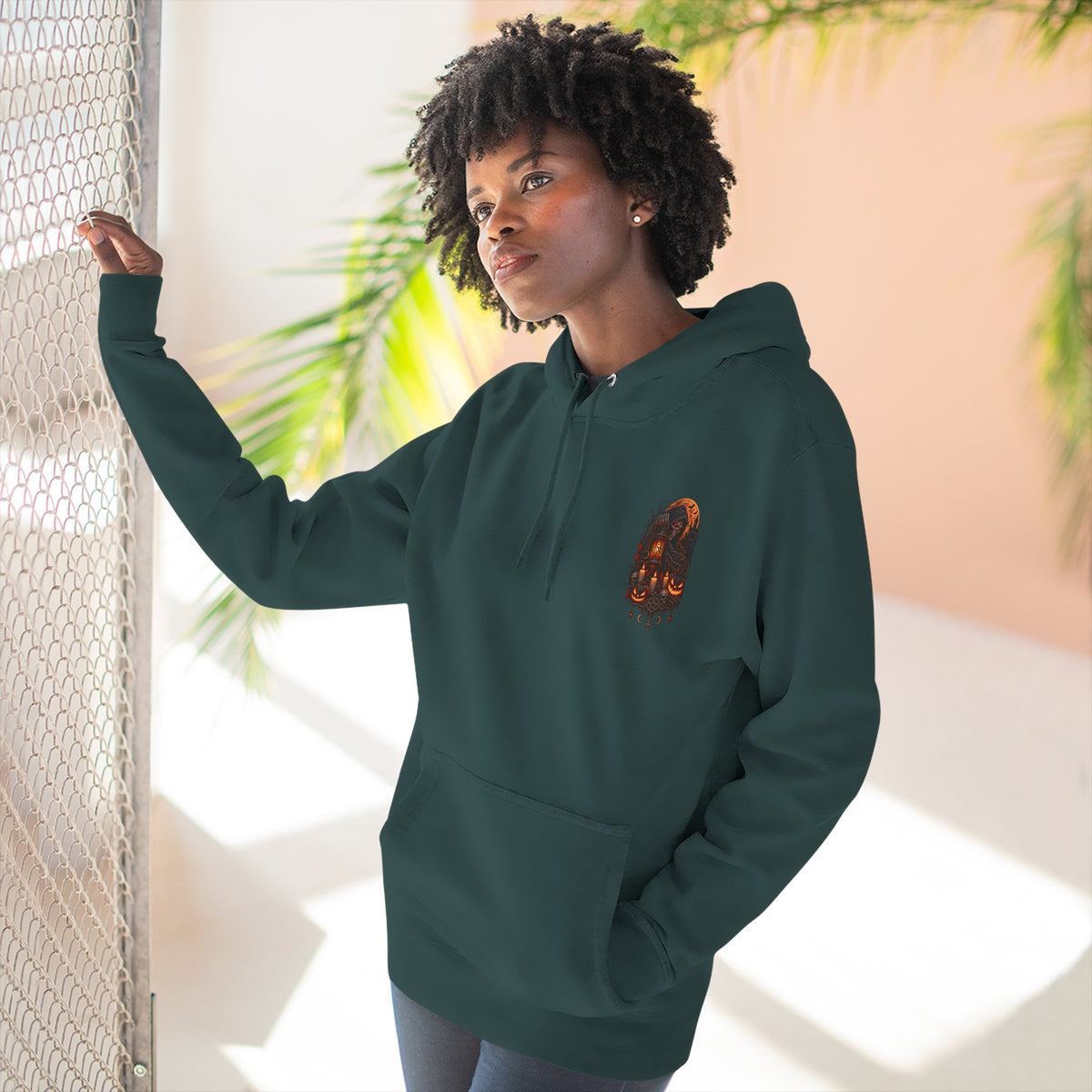Everything May Fall Gothic Fantasy Fleece Hoodie