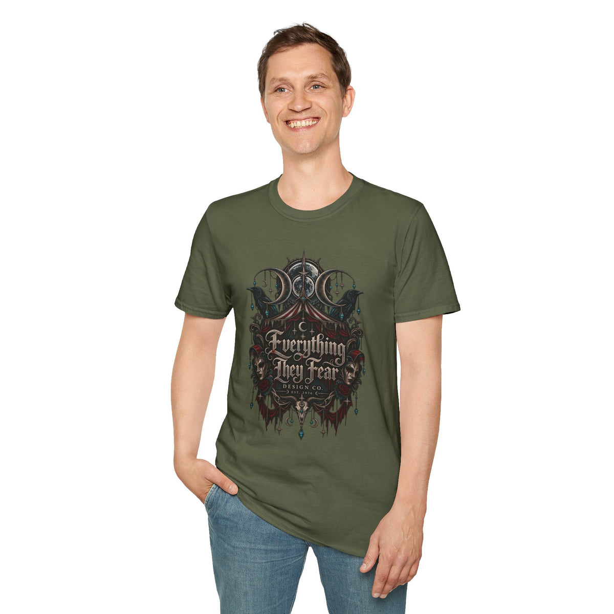 Everything They Fear Gothic Occult Brand Logo T-Shirt