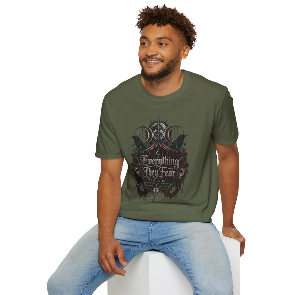 Everything They Fear Gothic Occult Brand Logo T-Shirt