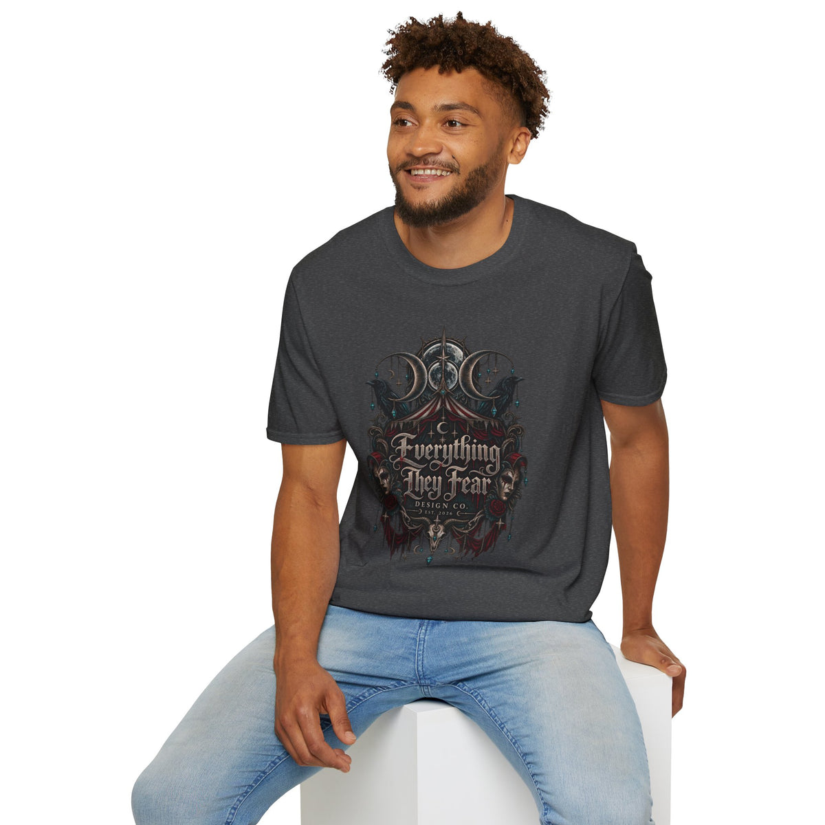 Everything They Fear Gothic Occult Brand Logo T-Shirt