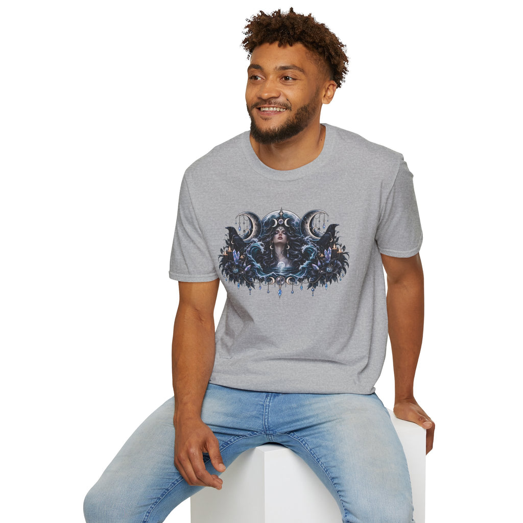 Triple Moon Goddess w/Brand Logo T-Shirt