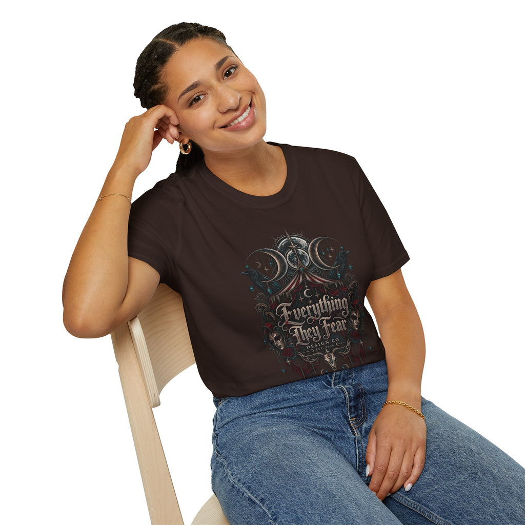 Everything They Fear Gothic Occult Brand Logo T-Shirt